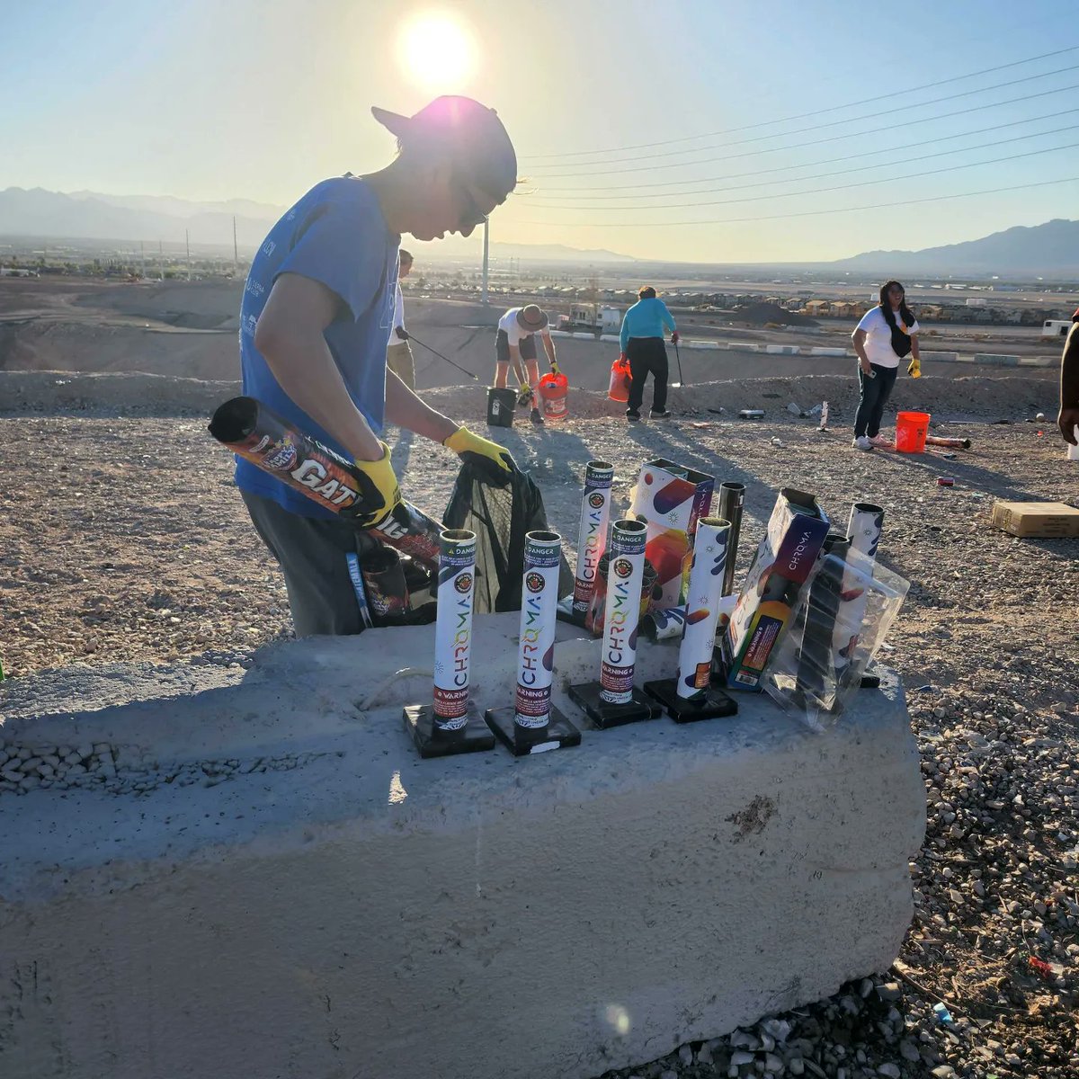 Somos Votantes (@somosvotantes) on Twitter photo An amazing time last night cleaning up Shadow Rock Park. We picked up 1 couch, 1 kegerator, 1 TV, and 9 bags of bottles & fireworks!
Thank you to all our amazing partners & volunteers 💯
<a href="/FifthSunProject/">Fifth Sun Project</a> <a href="/SolidarityFrdge/">The Solidarity Fridge</a> <a href="/ClimateNv/">ClimateActionNV</a> <a href="/NevadaPlants/">NevadaPlants</a> <a href="/GreatBasinMedia/">Great Basin Media</a> An amazing time last night cleaning up Shadow Rock Park. We picked up 1 couch, 1 kegerator, 1 TV, and 9 bags of bottles & fireworks!
Thank you to all our amazing partners & volunteers 💯
<a href="/FifthSunProject/">Fifth Sun Project</a> <a href="/SolidarityFrdge/">The Solidarity Fridge</a> <a href="/ClimateNv/">ClimateActionNV</a> <a href="/NevadaPlants/">NevadaPlants</a> <a href="/GreatBasinMedia/">Great Basin Media</a>