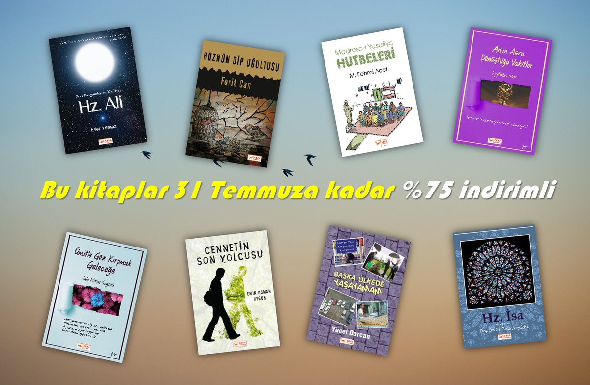 2022 Yaz/Kış kampanyası devam ediyor...

Tüm kitaplarımızda 31 Temmuz'a kadar
%2⃣5⃣ 🔴 %5⃣0⃣  🔴 %7⃣5⃣ indirim

Tüm kitaplarımızı görmek için
👇👇👇
smashwords.com/profile/view/c…

<a href="/muharef44/">Eser Yılmaz</a> <a href="/Canferitcan1/">Canferitcan</a> <a href="/mfehmiacat/">Fehmi Acat</a> <a href="/seyfullahsacit/">Seyfullah Sacit</a> <a href="/saidmirzasugozu/">Said Mirza Sugozu</a> <a href="/eminosmanuygur/">DrEminou</a> <a href="/mfatihayyildiz/">M.Fatih Ayyıldız</a>
