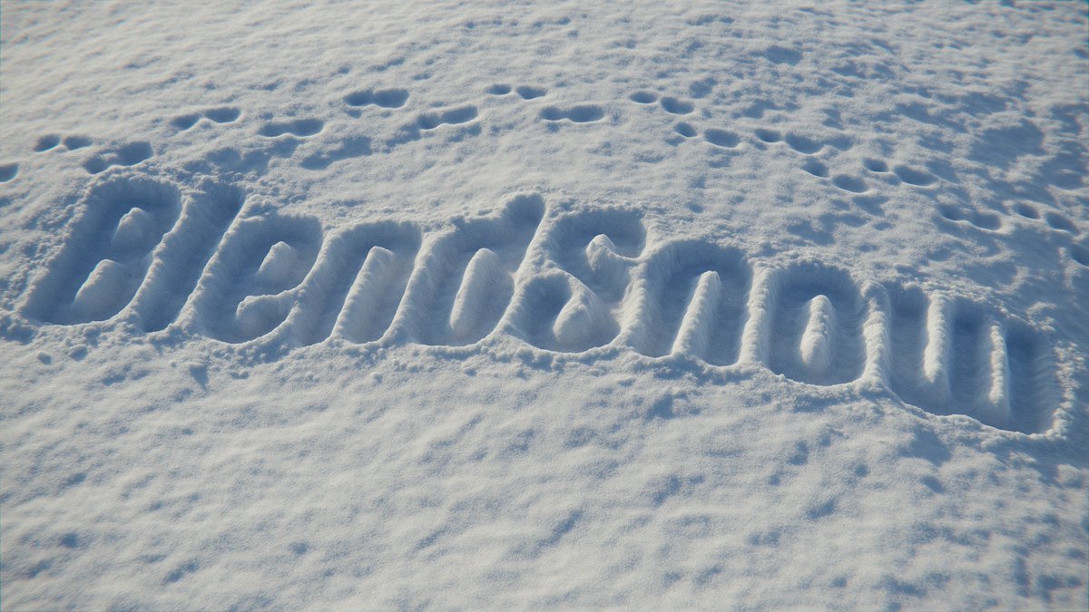 VictorPL2003's tweet photo. Just released BlendSnow: a realistic and procedural snow material for Blender. It can be downloaded here: https://t.co/ydScy3TKPM and will be used in future projects.

#Blender3D #3dart https://t.co/KSv62n1Qc1