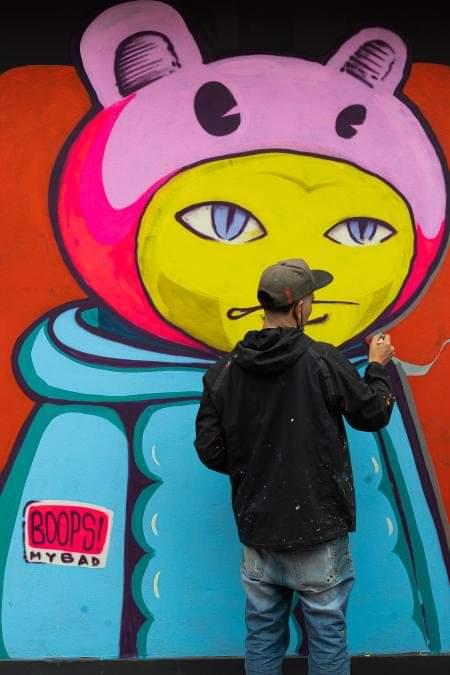 theartofmucho's tweet photo. #BOOPIE crypto time 💥💥💥 en @limamuevecolor festival / domingo de parrillah y pintah
.📷 @crgfoto : Cesar Ruiz Grillo
#nft #BOOPIEVerse #streetart #spraycanart #urbanart #painting #LimaMueveColor #mtncolors #cryptograffiti #cryptoart https://t.co/kCMaFErii5