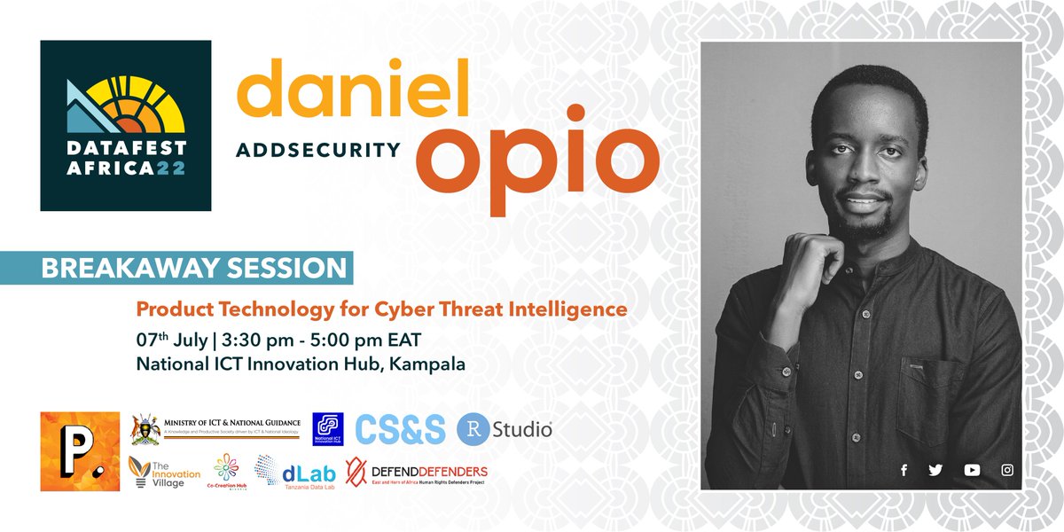 PollicyOrg's tweet photo. Introducing #DataFestAfrica session Leads:
Tinah Manduna
Alon Muhame
Daniel Opio
Brain Geoffrey

#BigDataLittleData #DFA22 #DataFestKampala #DataScience #Data https://t.co/7tPTT1Whkp
