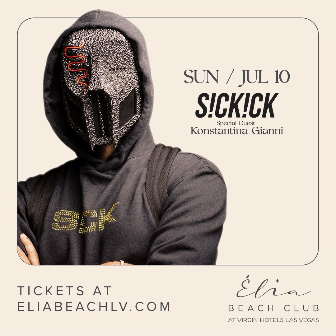 Hands in the air if you're ready to 🎉 party all weekend in Vegas! 🙋🏾🙋🏻‍♂️🙋🏼‍♀️🙋🏿‍♂️

Nothing but bangers all weekend from our lineup! 🤯

7/8 - <a href="/deerockmusicc/">Deerock</a>
7/9 - @Jhaycortez
7/10 - <a href="/SickickMusic/">SickickMusic</a> W/ Special Guest @Konstantinaxoxo

🎟... eliabeachlv.com