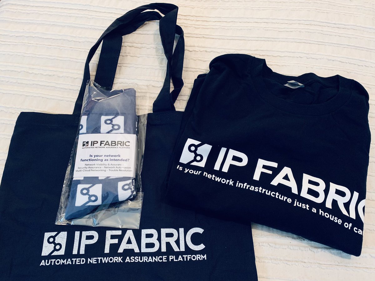 GKavelines's tweet photo. So much love from my great friends @DarenFulwell & @IPFabric! Thanks yβall for the swag! Fits perfectly! π€π½β€οΈπ» #TH570 #CiscoChampions #IPFabric https://t.co/UQUF1S6FdY