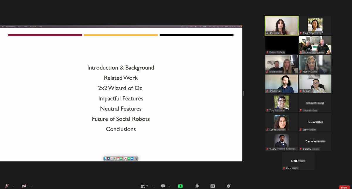 #NSFNRT #trainee &amp; #ComputerScience stdnt @jordan_jmiller successfully #defended her #PhD #dissertation, “Can I Consider You My Friend? Moving Beyond One-Sided Conversation in Social Robotics.” Congrats, Dr. Jordan Miller, 1st to #graduate from our #NRT! #SmartCities #SmartLiving