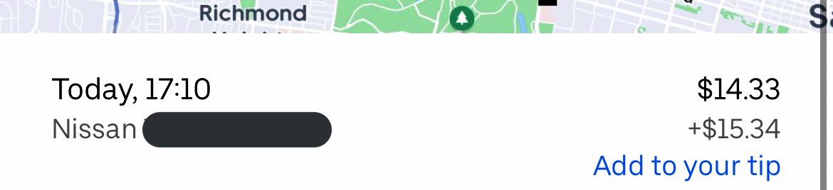 Ddtimm33's tweet photo. @Uber_Support https://t.co/EteZUdFuAa