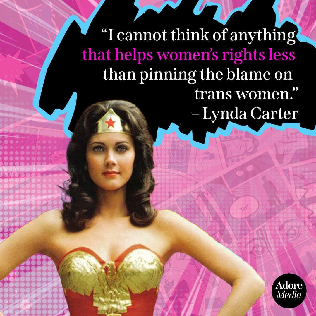 WatchAdoreMedia's tweet photo. #WonderWoman has had enough of the #transphobic hocus pocus....

https://t.co/fz8027Qg8g https://t.co/5L0hMzhXwT