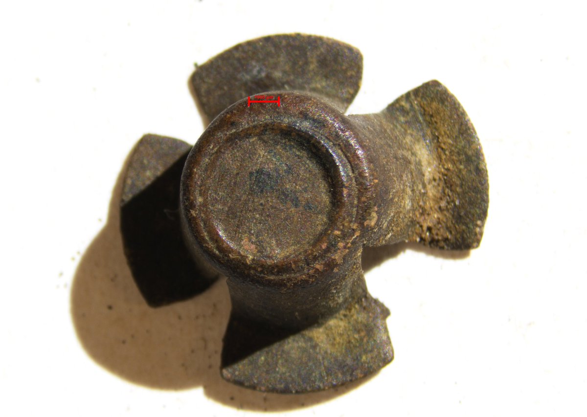 CampLawtonGSU's tweet photo. And sometimes you get a near-perfect specimen...
Once we got all the dirt off, the hammer strike on this #uscivilwar percussion cap really popped!
#archaeology #fieldwork #labwork #conflictarchaeology #gsu #civilwararchaeology #dcga2022 #updatesfromthelab https://t.co/bVloMh749t