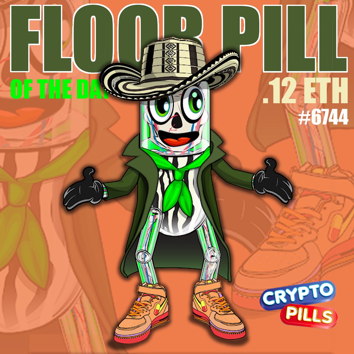 TheCryptoPills's tweet photo. 💊Crypto Pills Floor Pill of the Day.
#6744
Price: .12 ETH

Tag a collector that you think needs this in their collection.

View: https://t.co/g1PclJLu2u

#nft #opensea #eth #nfts #NFTCommunity https://t.co/yeP438alAu
