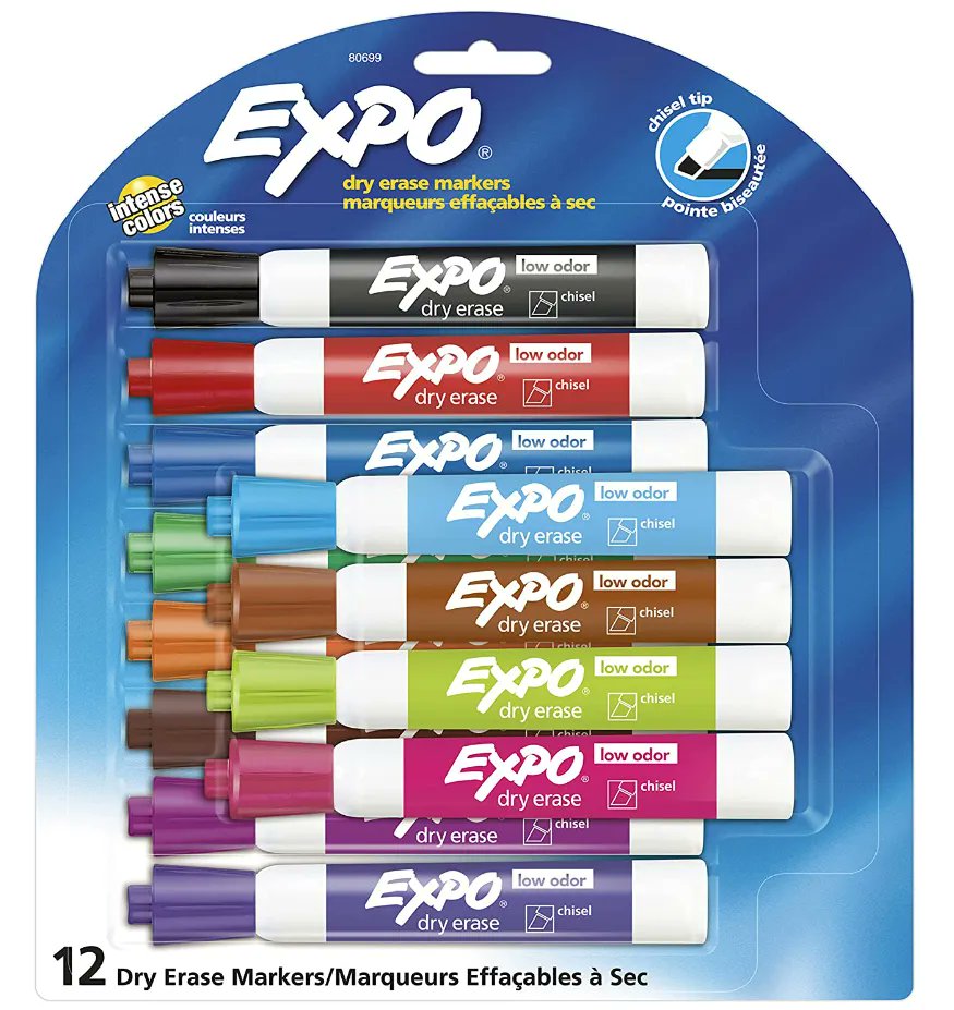 Fat Kid Deals on Twitter: "12-Count EXPO Low Odor Dry Erase Markers fo...