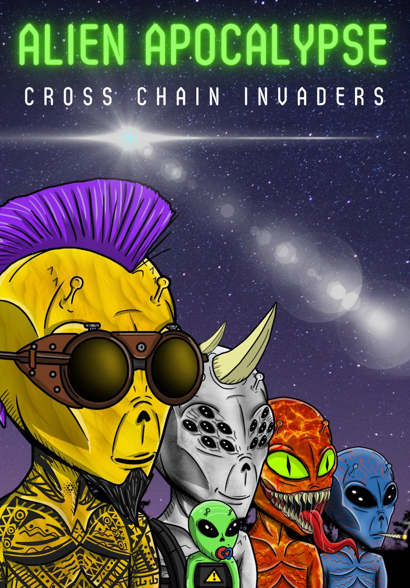 ada_apocalypse's tweet photo. Alien Apocalypse Utility Plans👽

💥Future Cardano Airdrop
💥Staking
💥Exclusive Mint Access
💥Merchandise
💥Access to the Horde Ecosystem
💥More TBA...

You can still get your hands on a Cross Chain Invader
👉https://t.co/OvGPmRlTFn

#HordeGang #CRO #CroFam #JoinTheHorde #CNFT https://t.co/lRJXwRh4N3
