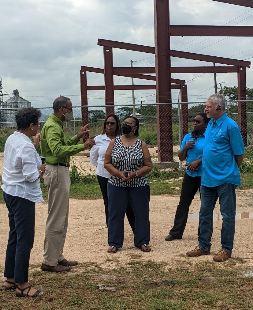 DamienWKing's tweet photo. Today, along with my team from Recycling Partners of Jamaica (#RPJ), I toured a site near Old Harbour for a proposed large-scale central depot/plant for processing the large volumes of plastic bottles we will be collecting as our recycling efforts continue to expand. #RecycleJa https://t.co/3Msh93R6fo