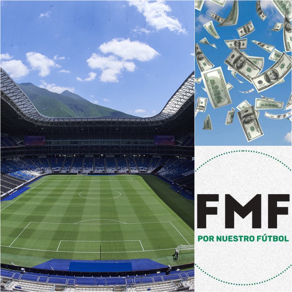 ¡PROPONEN LLUVIA DE BILLETES! 

En las redes sociales, aficionados alientan a llevar billetes falsos este sábado al Estadio BBVA y lanzarlos por todos lados en cuanto suene el himno de la CORRUPTA LigaMx. ¿Le entras?