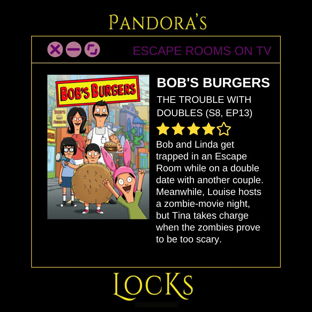 pandoras_locks's tweet photo. Escape Rooms have made an appearance on several shows in recent years and even had entire movies dedicated to them. If you're looking for something to watch after after you visit us...Check out these episodes of popular TV Series that feature Escape Rooms https://t.co/WO6lP2D7PB