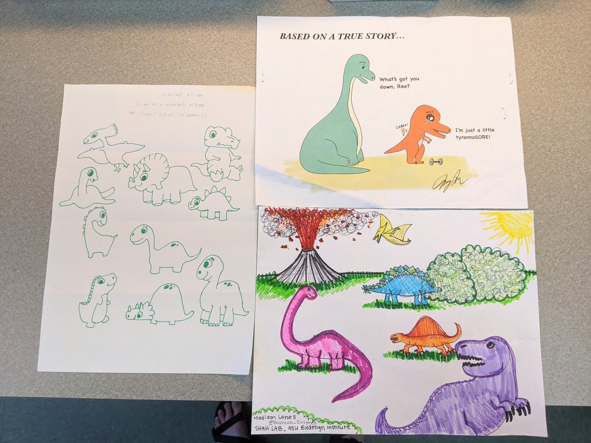 Magnificent colorful dino cartoons!