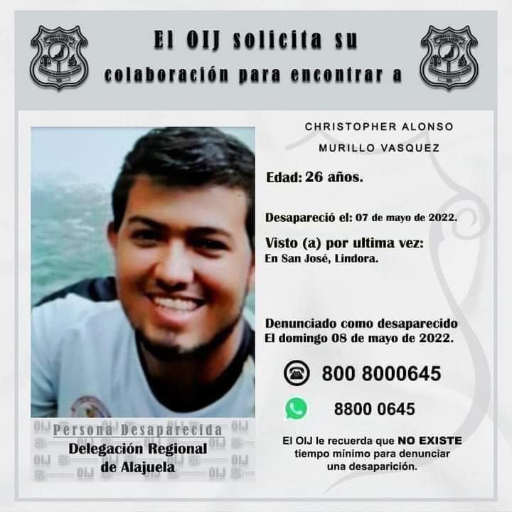 Gente recuerden que Christopher Murillo fue a la Fira hace 2 meses y nunca regresó a su casa. Sus papás lo siguen esperando.

Si tiene información llame al 800-8000-645 o envíe un WhatsApp al 8800-0645

RT