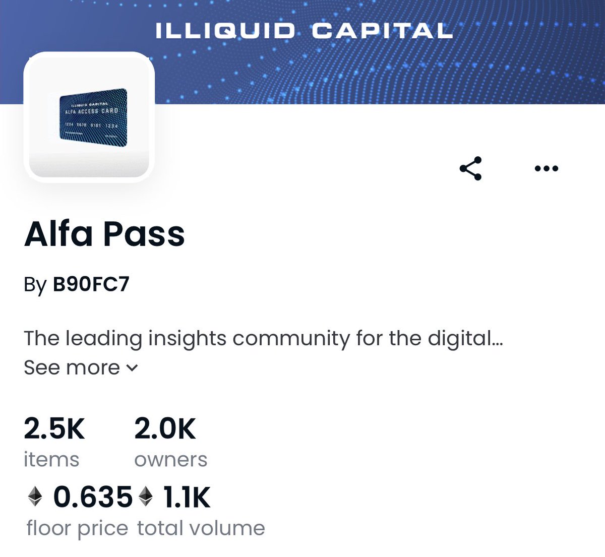 disgusting.Yeah we minted at 0.075 and it took 3 monthz to mint out but this is fucking disgusting, the most profitable group in entire nft and crypto space. Easily more than proof of any telegram .. like not even close makes me wanna Throw up we are below 5000 eth floor