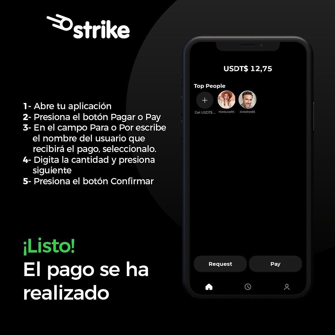 Así de fácil haces las transferencias con Strike😉

Descarga la app y haz tus transferencias en segundos 😎