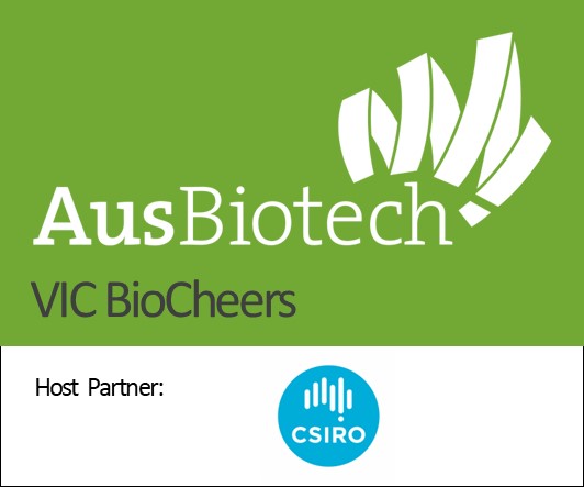 AusBiotech's tweet photo. LAUNCHED: #VIC #BioCheers on 4 August – register now to engage, connect &amp; meet new potential new partners. Join us in person at @CSIRO at @MonashUni Clayton – a big thanks to CSIRO for supporting this great networking event. https://t.co/ySq3lV78d8 https://t.co/6k1SGYxOZf