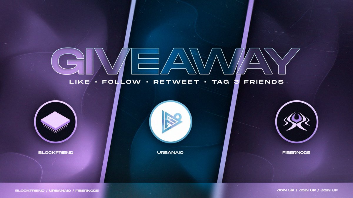 urbanAIO's tweet image. We are excited for an amazing giveaway! 

Prizes:
1 x UrbanAIO Renewal License
1 x BlockFriend License 
10 x FiberNode RPC Spots

Rules:
- Follow @urbanAIO , @fibernode &amp;amp; @BlockFriendNFT   
- Like &amp;amp; RT
- Tag 3 Friends

Good luck and let's cook!