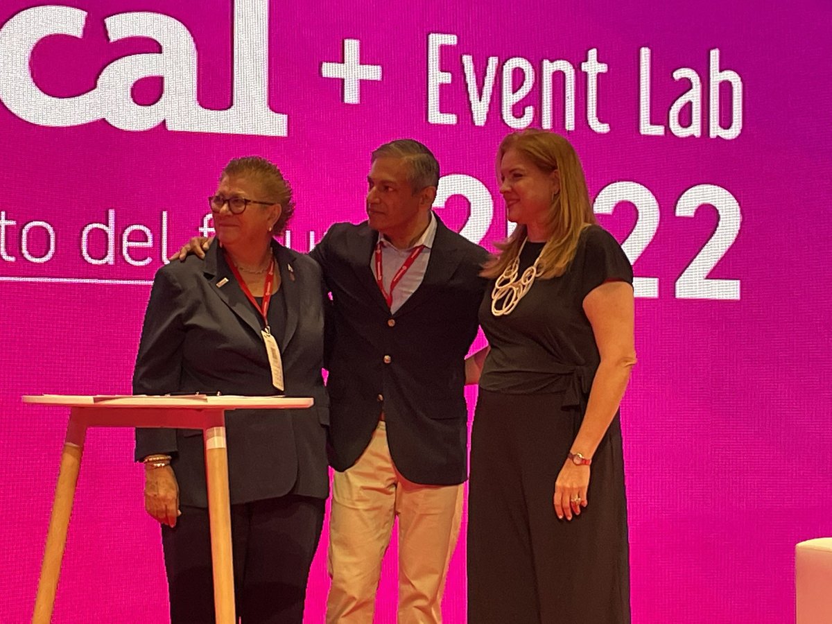 luciovaquero's tweet photo. COCAL y PCMA firman un acuerdo de colaboración uniendo fuerzas para seguir desarrollando la industria de reuniones de Latinoamérica! Felicitaciones Elizabeth Tovar y Sherrif Karamat👏👏👏 @SherrifK @etovardeg #experienciacocal38 https://t.co/ubZnXqPwAg