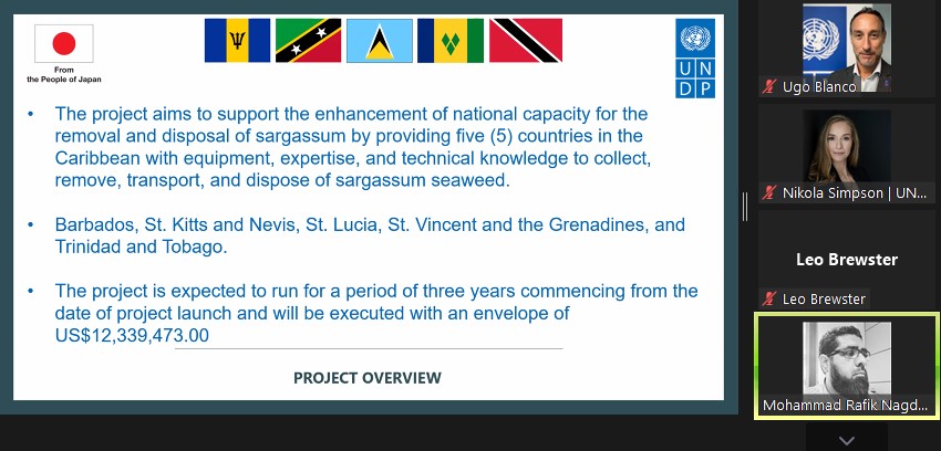 Nikola Simpson (@nikola_simpson) on Twitter photo Great to be a part of the inception workshop in the project to improve #Sargassum management capacities in the #EC region thanks to <a href="/JapanGov/">The Gov't of Japan</a> <a href="/japanembtt/">在トリニダードトバゴ日本大使館 Japan Embassy in Trinidad & Tobago</a> Great to be a part of the inception workshop in the project to improve #Sargassum management capacities in the #EC region thanks to <a href="/JapanGov/">The Gov't of Japan</a> <a href="/japanembtt/">在トリニダードトバゴ日本大使館 Japan Embassy in Trinidad & Tobago</a>