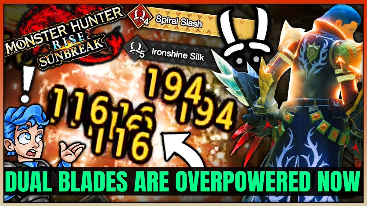 My first weapon guide in Monster Hunter!
I've been testing, researching and discussing Dual Blades as much as I can before making this video - I hope it helps.
I have a proper build video for endgame DB's coming soon!
youtube.com/watch?v=rxRwBT…