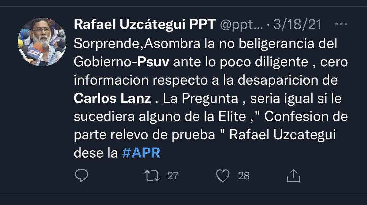 Imagino que ahora los ultra de la ultra  organizarán el Comité de Liberación de Mayi Cumare. No lo digo a broma, eran amigos y defensores de las tesis de la asesina de Carlos Lanz. 

Como decían ustedes, el silencio es cómplice.