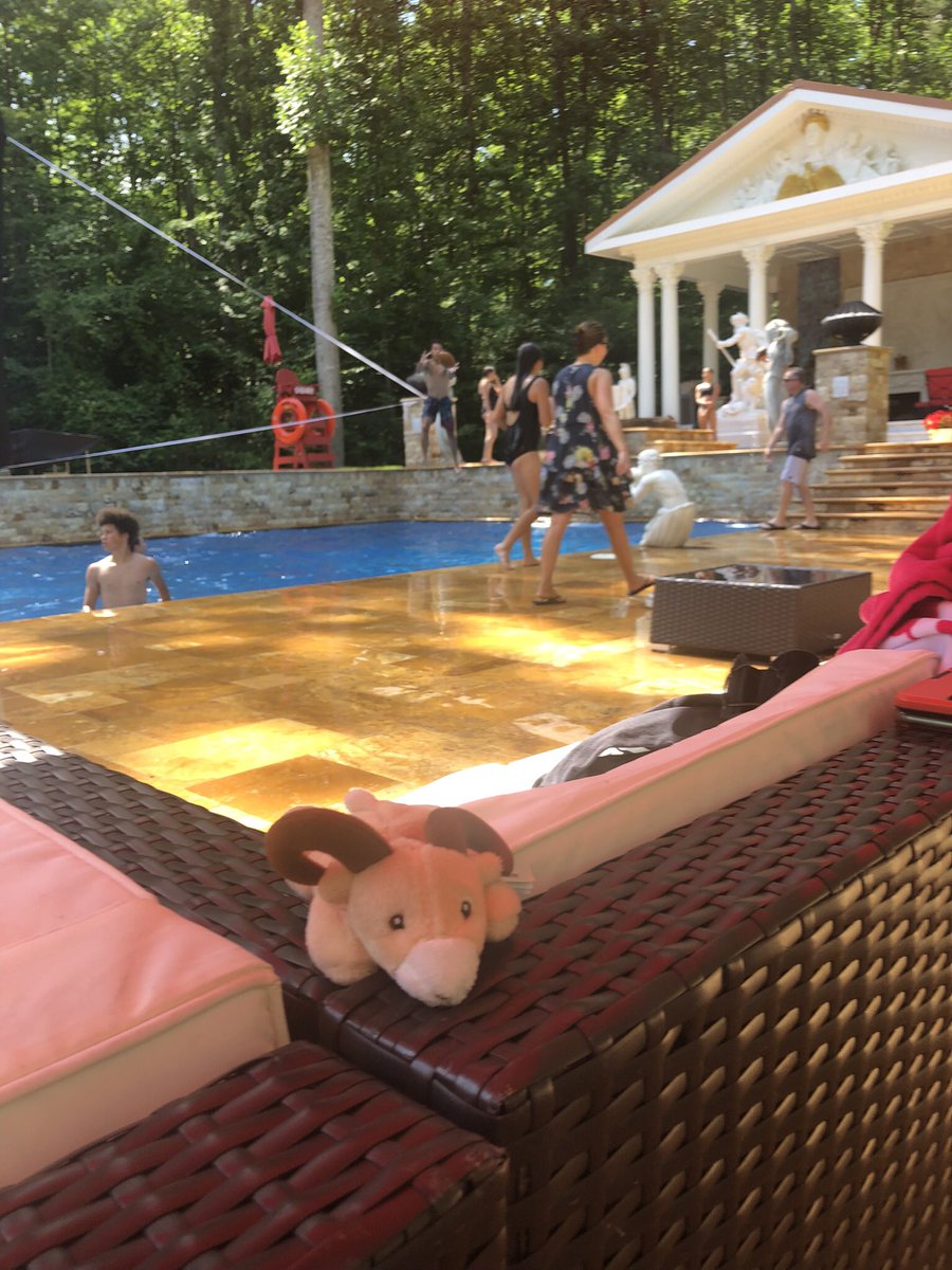 Celebrating Independence Day at a fun pool party. #RonnieRam also finished reading the 2022 Newbery winner “The Last Cuentista” by Donna Barba Higuera. It was awesome! He can’t wait to share it with all the Rams next school year! <a href="/centreridgees/">Centre Ridge Rams</a> #cresculture