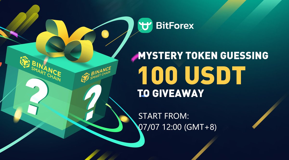 bitforexcom's tweet photo. #BitForex Community Event

Mystery Token Guessing - 100 USDT to Giveaway!

⏰Start from: 07/07 12:00 (GMT+8)

❓How to join:
🔹Join: https://t.co/A2T9QMiALH
🔹Guess with the command in community: #BitForexLuckyGuessing01 TokenName

🔗Event details: https://t.co/e750CtjS6U https://t.co/wURBmMywLW