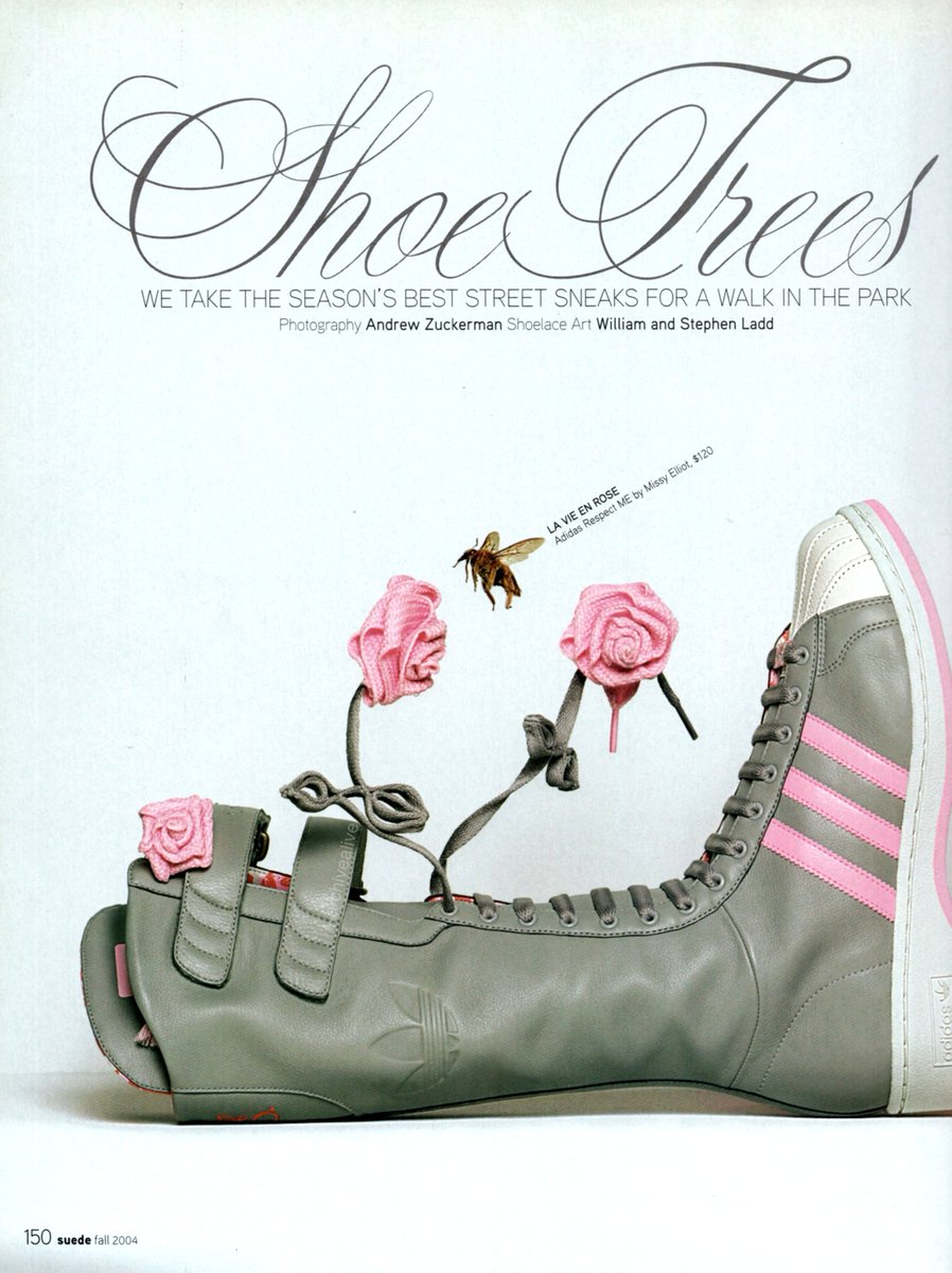 Shoe Trees: WE TAKE THE SEASON'S BEST STREET SNEAKS FOR A WALK IN THE PARK  | Top styles from Missy Elliot's 'Respect ME' Adidas ultra high tops to the  Prada Sport America's