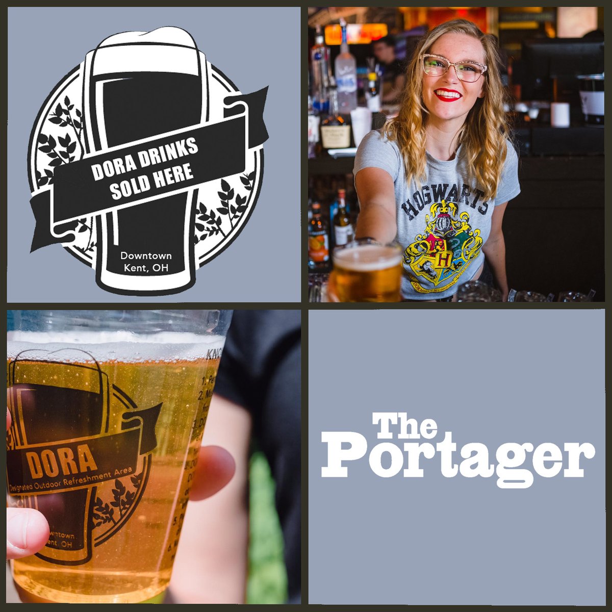 WizardlyKent's tweet photo. Partake in fun, themed adult beverages outside noon-11pm! Drinks purchased at downtown businesses can be enjoyed within the DORA boundaries &amp; inside businesses displaying #DORA signs https://t.co/Ws6PFP8BWe
#WizardlyWeekend #WobblyWizard #KentOhio #drinkresponsibly @theportager https://t.co/fmjpsn5A1l