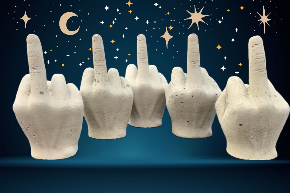 BettyBooBoos's tweet photo. Excited to share the latest addition to my #etsy shop: MINI 4" Middle Finger Statue - *SLIGHTLY IMPERFECT* Seconds https://t.co/QaG3Wvq5sv #concretecement #gardenstatue #cementgarden #fingergesture #rudegift #giftforbff #gaggift #giftforcoworker #middlefingerstatue https://t.co/fBwUC5y3gd