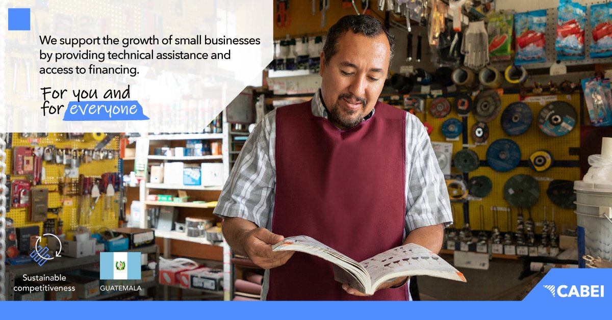 CABEI_Org's tweet photo. #Guatemala: With access to credit under favorable conditions, 2,258 MSMEs kept their businesses and protected the employment of 8,500 Guatemalans during the pandemic.

Learn more https://t.co/MWStYbDF93
#ForYouAndForEveryone https://t.co/0osMdjVu6Q