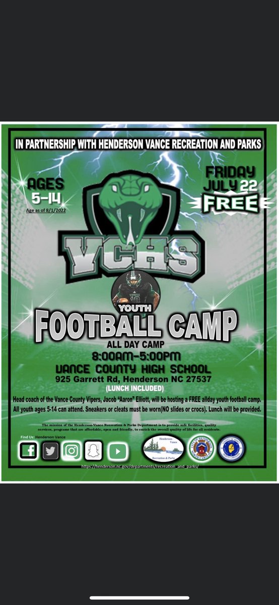 Vance County Vipers 🐍 tweet media