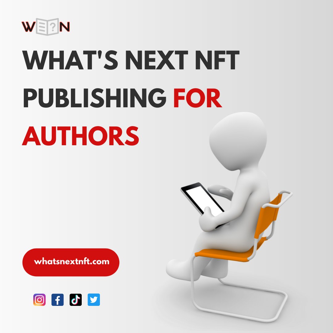 What’s Next NFT Publishing for Authors

It’s a place for writers to experiment with form, publish and earn money directly and instantly without any traditional publishing gatekeepers.

#nft #nftcollectorclub #nftcollector #bookpublisher #bookauthors #bookworm #publishingcompany