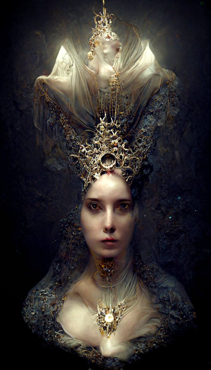 Just returned from a long journey through strange realms, I would like to share with you the Lost Kingdom - A portrait from another dimension 

opensea.io/collection/the…