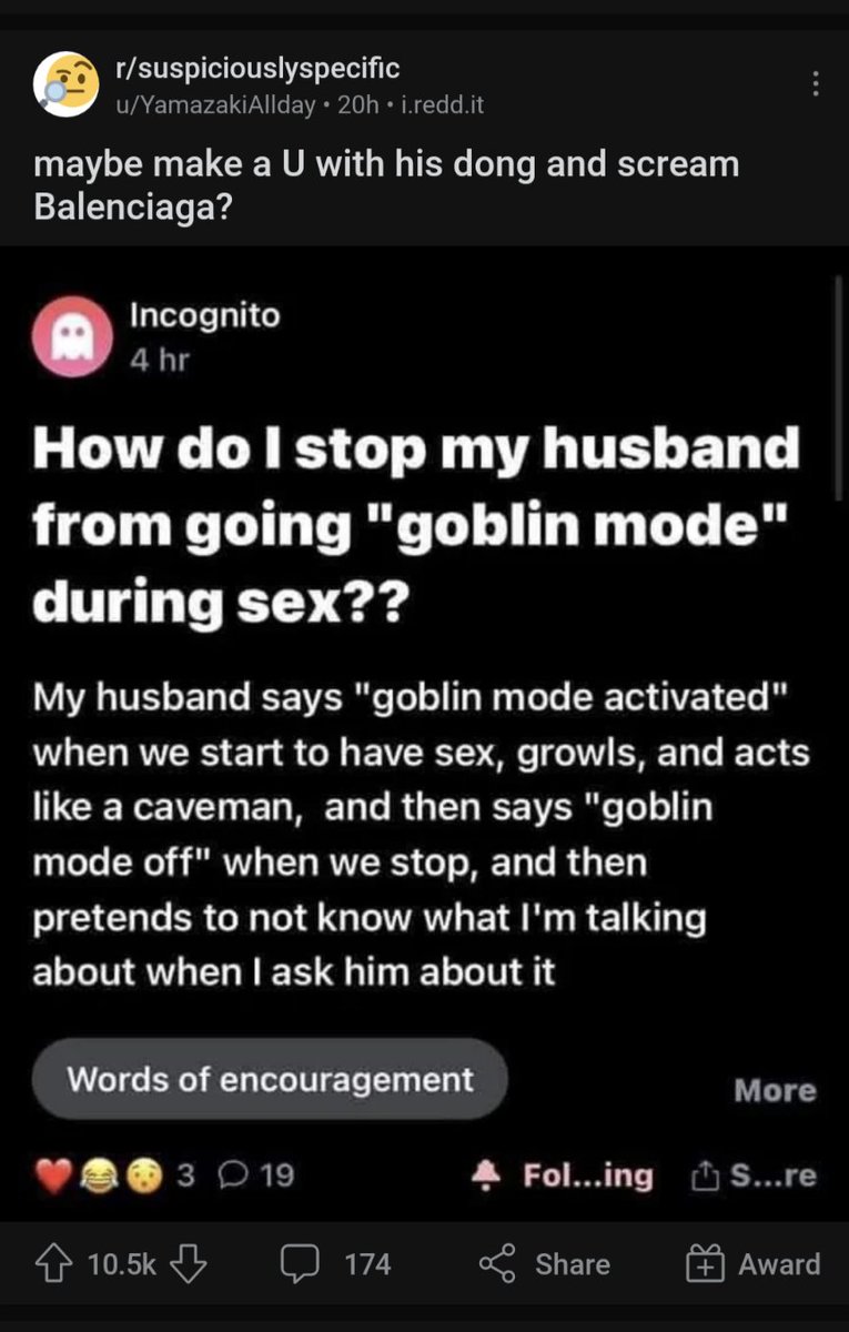 Saw this on Reddit. It's this how <a href="/goblintownwtf/">goblintown.wtf</a> #nft holders have sex? Better choice is to grab a #freemint <a href="/LoopieLooNFT/">LoopieLooNFT -- SOLD OUT</a> and do things doggie style.