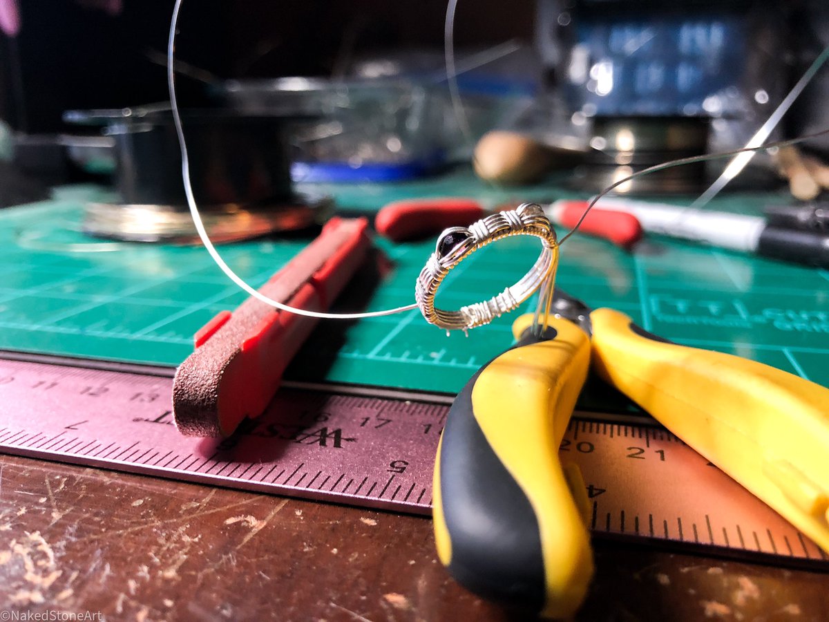 nakedstoneart's tweet photo. Just a few examples! #wirewrappedjewelry #infinityring #handmade #art #nft #realnft #oneofakind #create https://t.co/dSxaeSxzjX