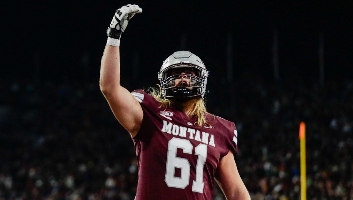 2022 #FCS Jersey Countdown: 61 — The Best Player Who Wears No. 61 Is <a href="/MontanaGrizFB/">Montana Griz Football</a>'s Hunter Mayginnes

Here's why: herosports.com/fcs-football-2…

The countdown: herosports.com/fcs-football-2…