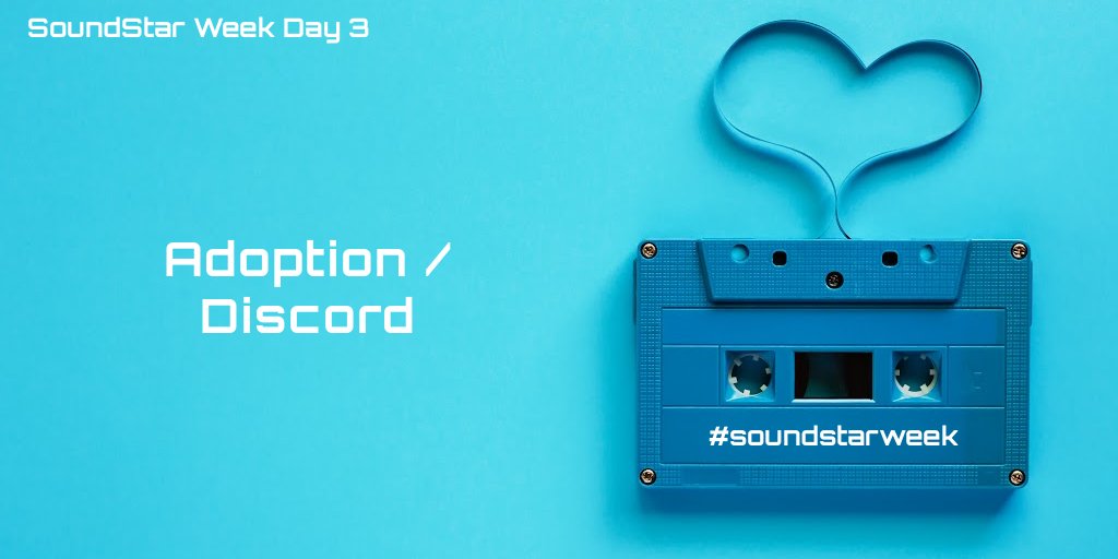 SoundStarWeek's tweet image. Day 3 of #SoundStarWeek and our prompt pairings are Adoption / Discord ❤️💙