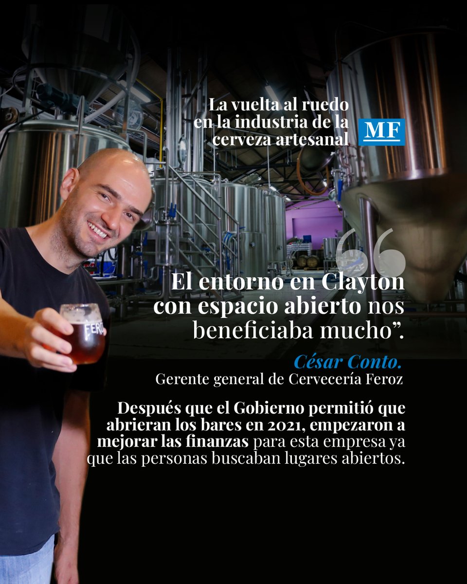 <a href="/cerveceriaferoz/">cerveceriaferoz</a> <a href="/PaolaYing/">Paola Ying</a> Como toda empresa golpeada por la pandemia, el conflicto de la guerra y el alza del combustible han impactado en el costo de la materia prima, señaló César Conto, gerente general de <a href="/cerveceriaferoz/">cerveceriaferoz</a> 
Nota: <a href="/PaolaYing/">Paola Ying</a> 
martesfinanciero.com/relieve/la-vue…