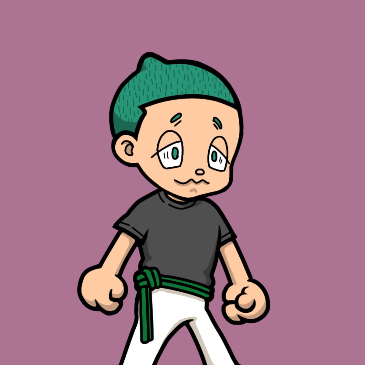 cryptocapoeira's tweet photo. Ivan. A hard-working guy who's a little stubborn, but he trains hard.Honest person who cannot lie.
イワン。ちょっと頭でっかちなところがあるけど、コツコツ練習する頑張り屋さん。嘘が付けない正直者。
#cryptocapoeira #NFT #capoeira https://t.co/3UEEkuNXDH