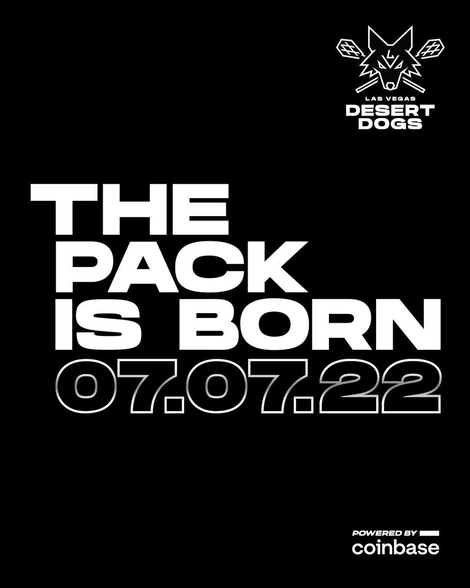 vegasdesertdogs's tweet photo. Tomorrow is the day 🙌

Retweet if you’re ready for the @NLL Expansion Draft 

07.07.22 • #PacksAllHere https://t.co/dN7Z8SYuFp