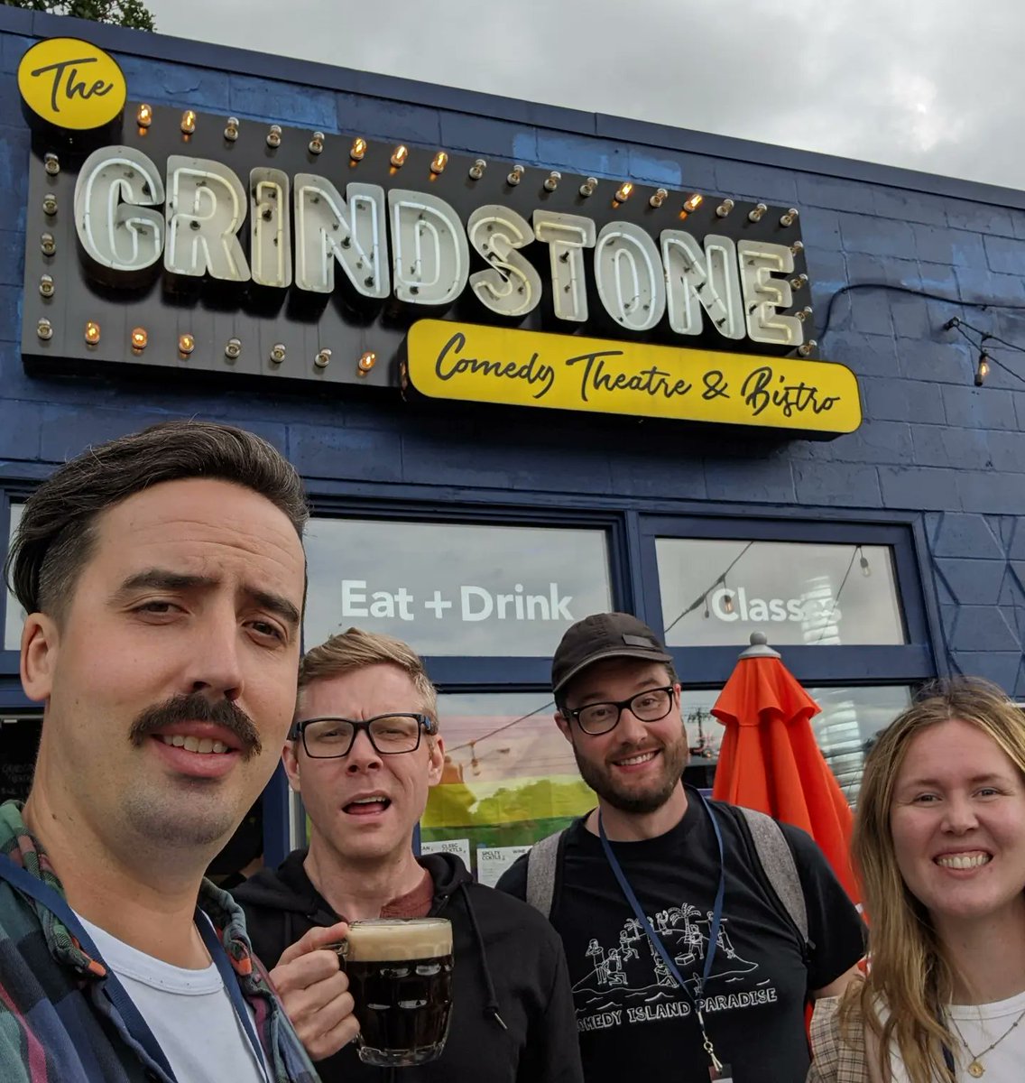 HUNKS have arrived in Edmonton! Link to tickets in our bio. We're doing two shows on Friday and Saturday and then some individual stand-up spots. Come check us out at the <a href="/grindstonefest/">Grindstone Comedy Festival</a> 🔥🔥