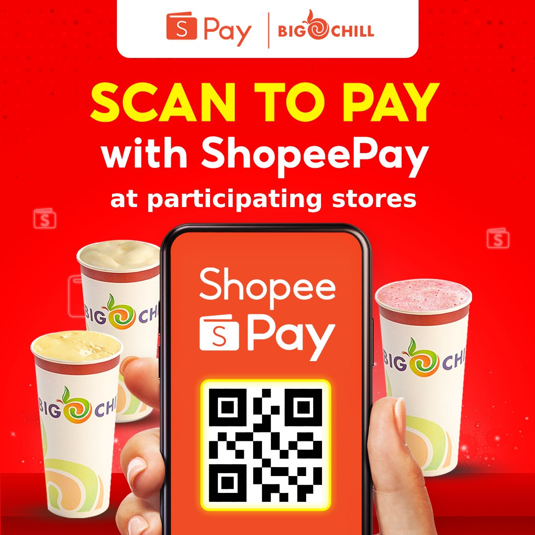 Enjoy Big Chill fruit smoothies and pay via ShopeePay to get ₱19 discount when you scan to pay on these Big Chill Splendid Blends (16oz):
🍌Banana Peanut Smoothie
🍌Banana Smoothie
🍉Watermelon Cooler Smoothie
🍍Pineapple Paradise Smoothie
🍊Luscious Lychee
See you!