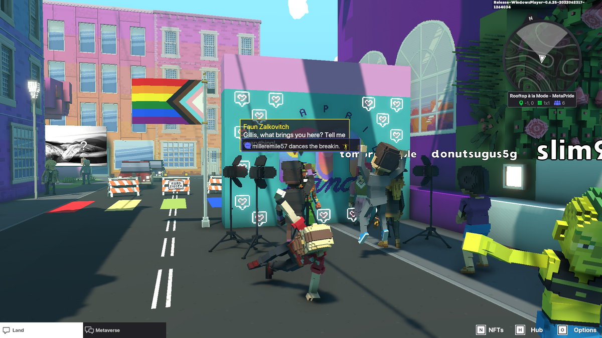 MillerEmile1's tweet photo. @TheSandboxGame @METAPRIDELAND I just participated in the #BelongingWeek contest for a chance to win a Progress Flag NFT! Check out my screenshot below!
👇 https://t.co/pmBMynvujF