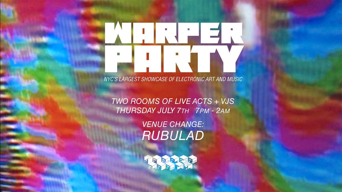 I’m back at Warper Party Thursday July 7th  <a href="/rubulad/">Rubulad</a> @9:30pm set I’ll be rocking all original riddims and illbient throwbacks #digitaldj #illbient_before_illbient #riddims #byzar #megmanmusic