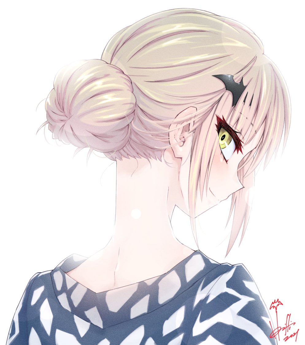 今年も浴衣着てくださってありがたや✨(再掲)
#ringo_art
#九条林檎 