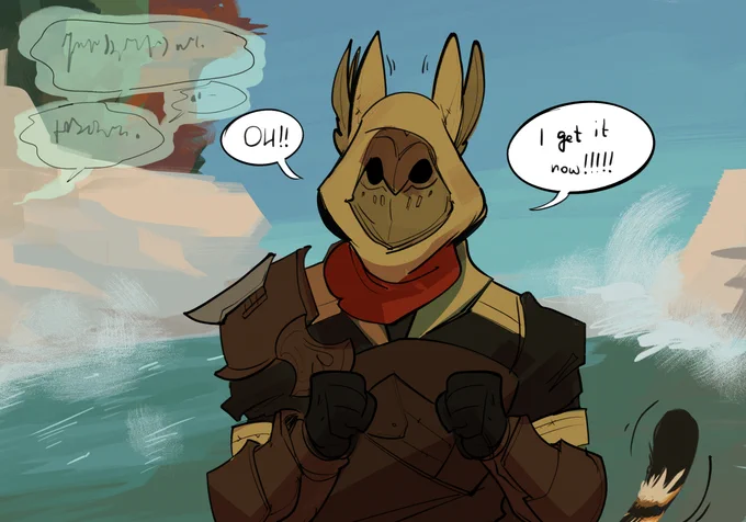 finally named my wol. im good at oc names :3 