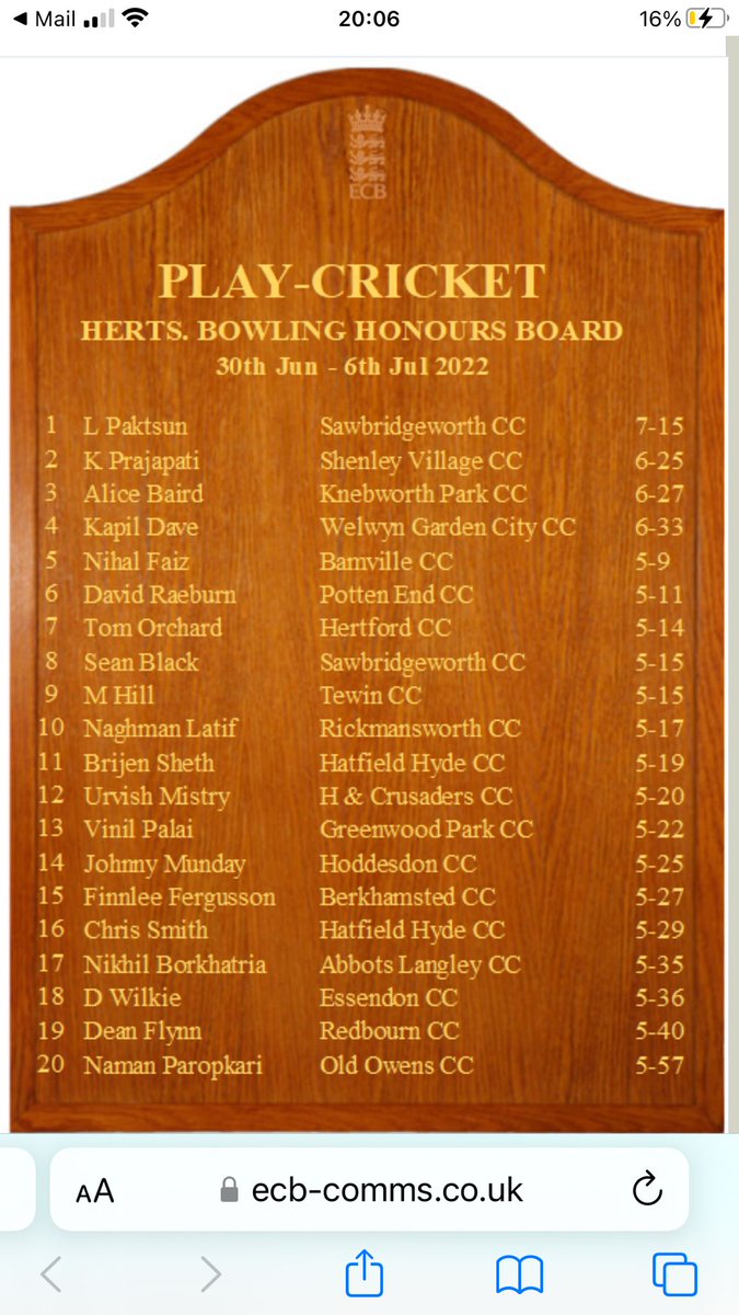essendon_cc's tweet image. Well done to @DannyMacHitchin for making the @HEBLcricket honours board this month. Superb effort in your 1st season of league cricket, and at the age of 42 too!

#maximumeffort 
#cmonthedons
#tailendersoftheworlduniteandtakeover